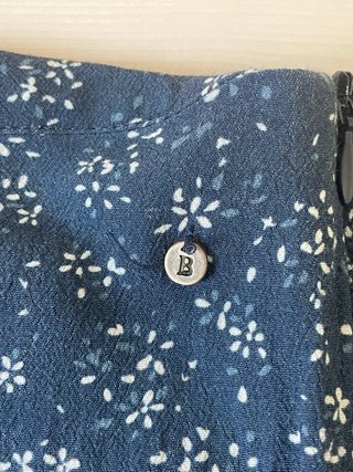 Falda larga Brownie azul