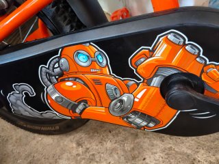 Bicicleta Infantil Btwin Robot 500 Naranja