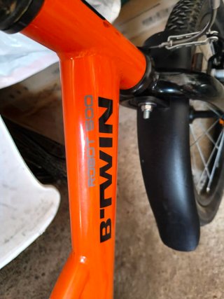 Bicicleta Infantil Btwin Robot 500 Naranja