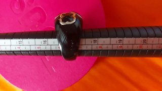 Anillo Tous Negro con Detalles Plateados