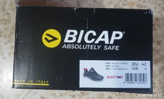 Zapatos de seguridad Bicap talla 42
