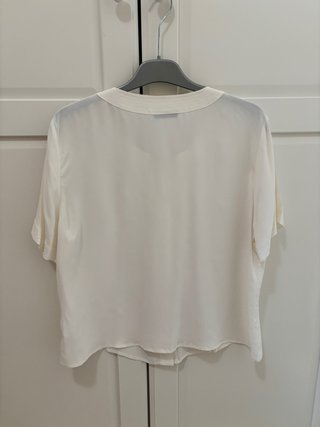 Camicetta Marcello Cioni V-Neck White Size 48