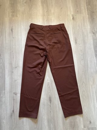 Pantalón de traje marrón