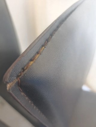 Juego de 5 sillas de comedor de piel sintética