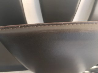 Juego de 5 sillas de comedor de piel sintética