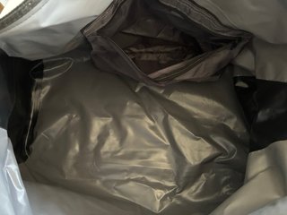 Bolsa Maleta Impermeable IRON Moto Negra Gris