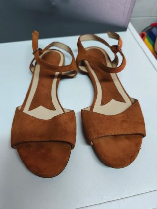 Sandalias piel Lotusse Talla 40