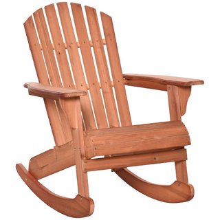 Sedia Adirondack in Legno, Sedia a Dondolo per Gia