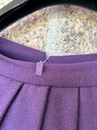 Falda de baile gallego morada