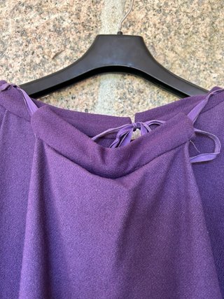 Falda de baile gallego morada