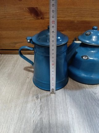 Lote 2 teiere blu antiche