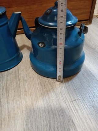 Lote 2 teiere blu antiche