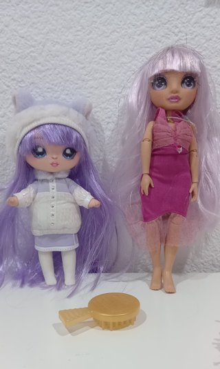 Lote de 2 muñecas con accesorios