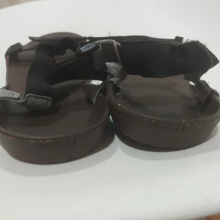 Sandalias barefoot Forclaz Marrón/Negro