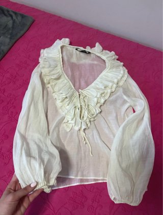 Blusa Zara volantes