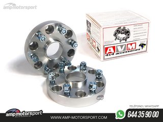 SEPARADORES DOBLE ANCLAJE AVM 31MM PARA MITSUBISHI MONTERO / L200