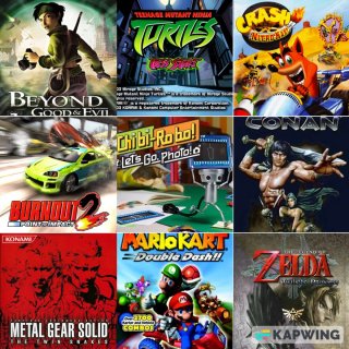 GameCube Morada + Controller PS4 + 50 Giochi