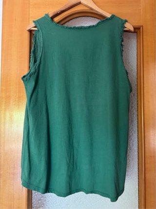 Camisa Lino Talla M-L Verde