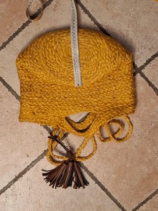 Borsa paglia Parfois giallo senape