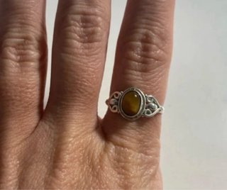 Anillo Plata Ojo de Tigre