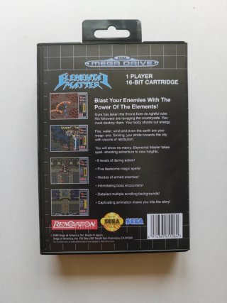 Juego Mega Drive Elemental Master