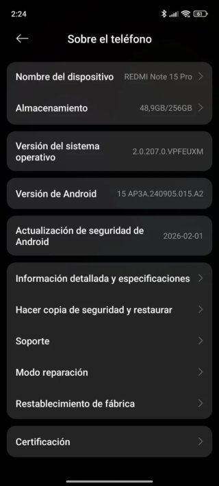 Xiaomi Redmi Note 15 Pro 5G Dorado