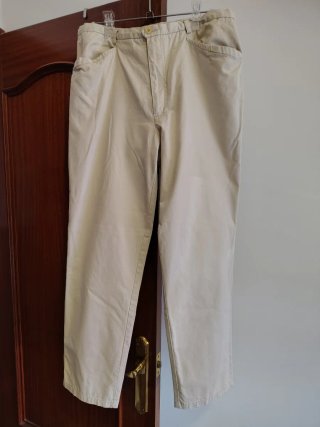Pantalón chino beige hombre Talla 48