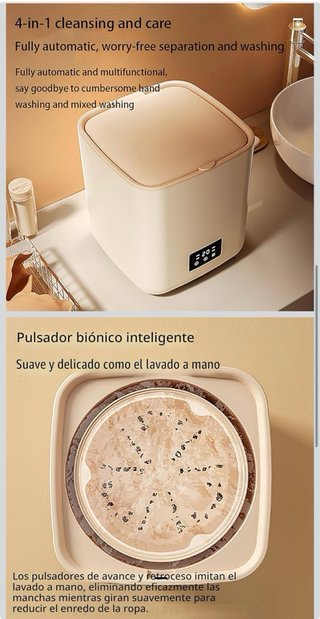 Lavadora Automática Compacta