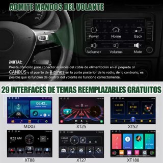 Radio Coche Android 2GB+32GB Pantalla Táctil