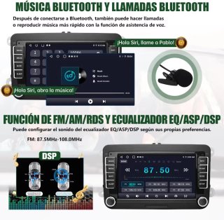 Radio Coche Android 2GB+32GB Pantalla Táctil