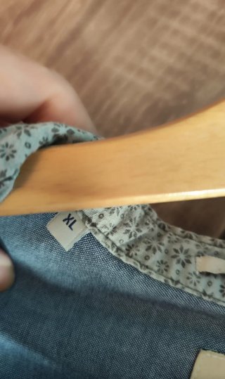 CAMISA 100% algodón HOMBRE XL GRIS