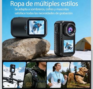 AIKER Cámara Deportiva 4K 60fps