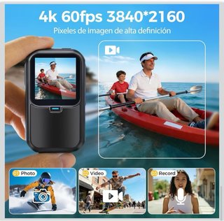 AIKER Cámara Deportiva 4K 60fps