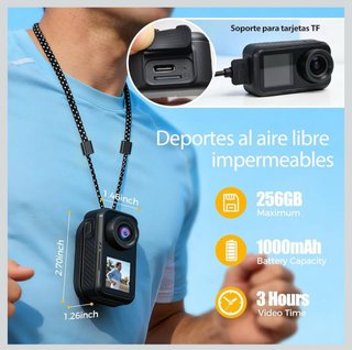 AIKER Cámara Deportiva 4K 60fps