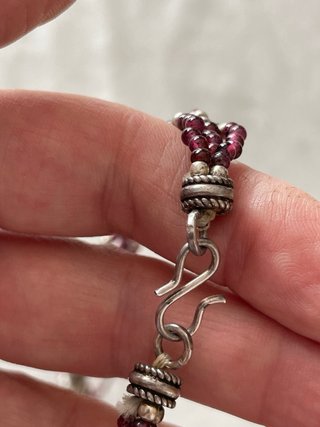 Collana Argento 925 e Granati