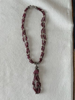Collana Argento 925 e Granati