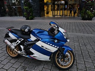 BMW K 1200 S Azul y Blanca