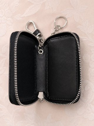 Portachiavi Nissan similpelle con zip