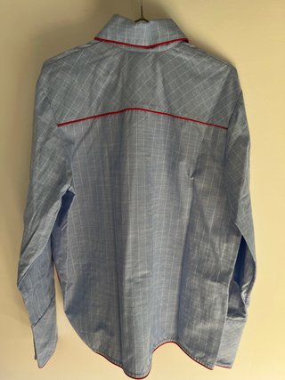 Conjunto hecho a mano: blusa y falda, talla S-M