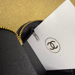 Neceser Chanel makeup Negro