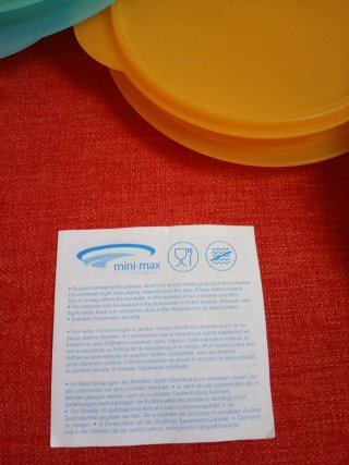 4 Contenitori Tupperware Mini-Max
