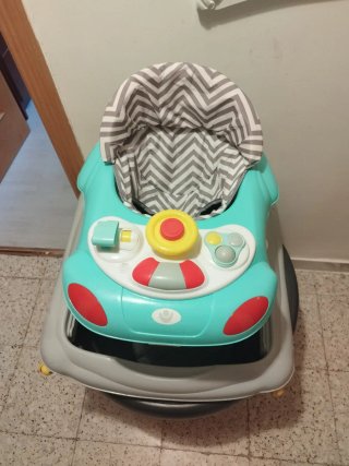 Andador bebé con asiento y bandeja