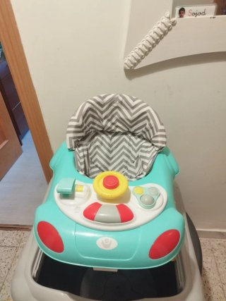 Andador bebé con asiento y bandeja