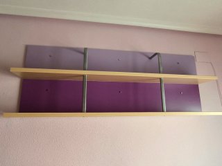 Muebles habitación juvenil morados