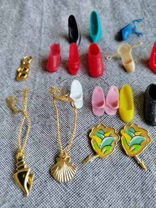 Lote Accesorios Barbie Vintage Años 80
