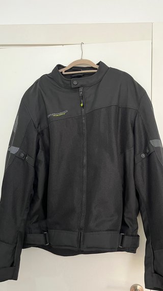 Chaqueta Moto Negra