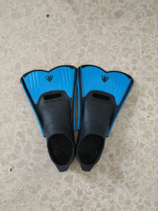 Aletas Cressi para niños poco uso, talla 31-32
