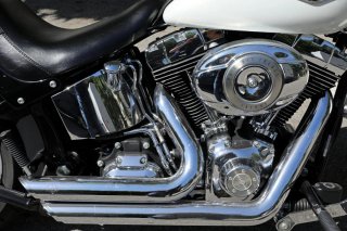 Harley Davidson Softail Fat Boy Blanca 2007