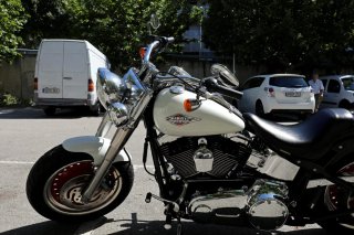 Harley Davidson Softail Fat Boy Blanca 2007