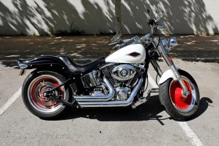Harley Davidson Softail Fat Boy Blanca 2007